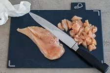 Gebratener Reis mit Ei, Gemüse und Hähnchen - www.emmikochteinfach.de